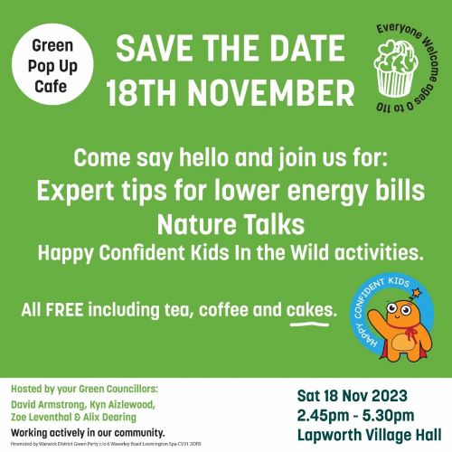 Pop up Cafe at Lapworth Village Hall