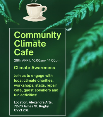 Rugby Community Climate Cafe April 2023