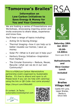 Brailes event flyer