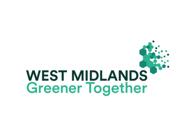 West midlands greener together logo on white background